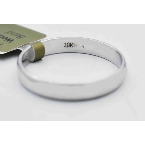 Band Ring 10K White Gold